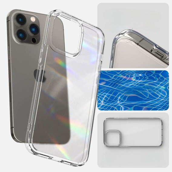 Чoхол Spigen до iPhone 14 Pro, Ultra Hybrid, матовий прозорий