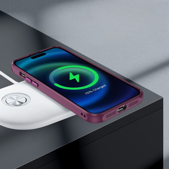 Чехол для iPhone 15 Pro Max, ERBORD Impact Guard, бордовый