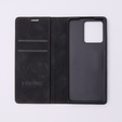 Чехол для Motorola Edge 40, ERBORD Vintage, бумажник с клапаном, чёрный