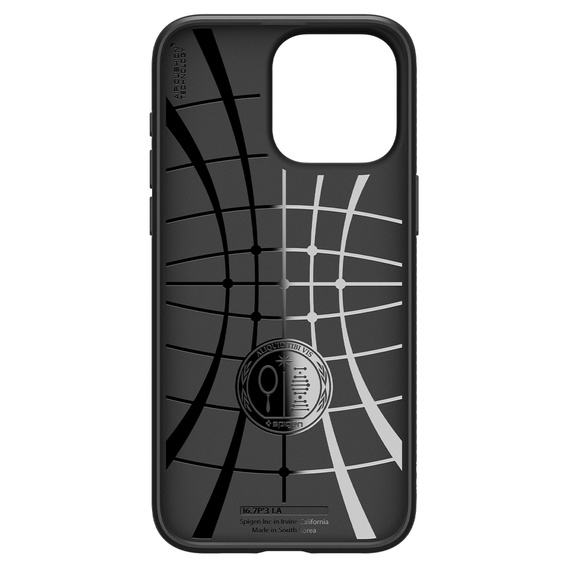 Чехол Spigen до iPhone 15 Pro Max, Liquid Air, чёрный