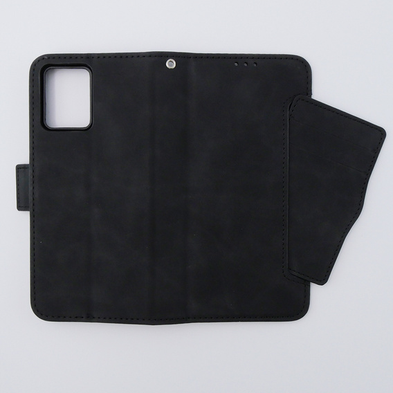 Футляр з клапаном для Motorola Moto G54 5G, Card Slot, чорний