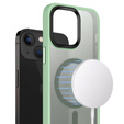 Чехол до iPhone 14, Simple MagSafe, зелёный