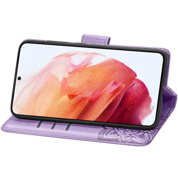 Чохол-книжка для Motorola Edge 50 Pro, Butterfly, фіолетовий