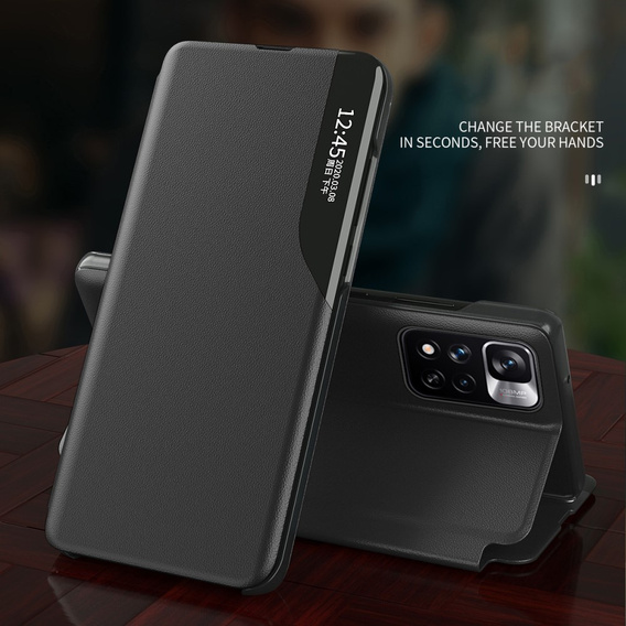 Чехол Window View до Xiaomi Poco M4 Pro 5G / Redmi Note 11S 5G, Black