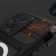 IP68 Водонепроницаемый чехол для iPhone 14, SHELLBOX MagSafe, чёрный
