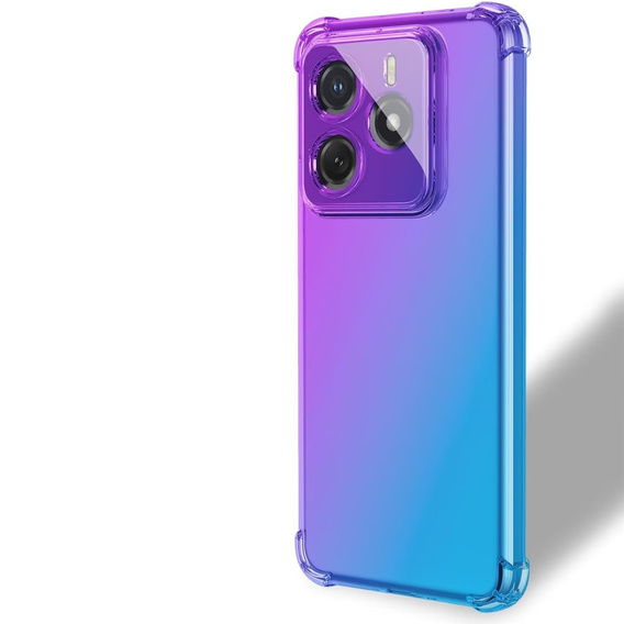 Чехол для Xiaomi Redmi Note 14 5G, Gradient Dropproof, Фиолетовый / синий