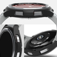 Чехол Ringke для Samsung Galaxy Watch 6 Classic 43mm, Slim, 2-Pack, clear / black