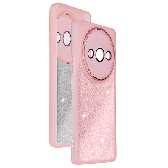 Чoхол до Xiaomi Redmi A3, Glittery Powder, рожевий
