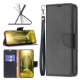Чохол-книжка для Samsung Galaxy A25 5G, Wallet Litchi Leather, чорний  + скло 9H 