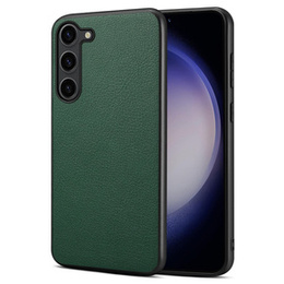 Чехол до Samsung Galaxy S24, Calf Texture, зелёный
