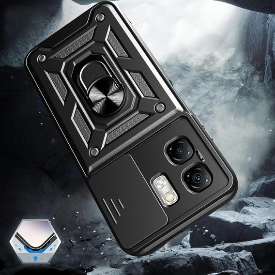 Чехол NOX Camera Slide Infinix Hot 50i 4G, CamShield Slide, чёрный