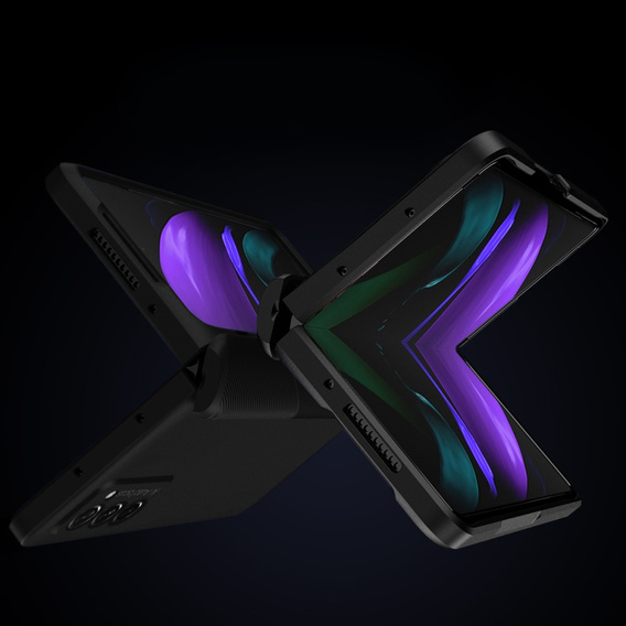 Оригінальний чохол Samsung для Galaxy Z Fold 2 5G, Aramid Standing Cover, Black