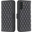Откидной чехол для Samsung Galaxy A15, Wallet, BINFEN COLOR, чёрный