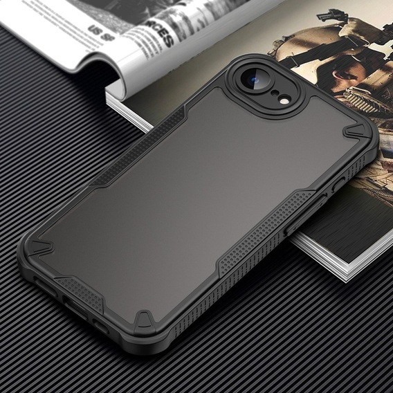 Чехол до Iphone 16E, Armor Frosted Case, чёрный