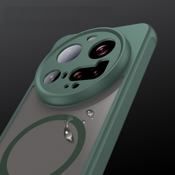 Чохол для Xiaomi 15 Ultra, для MagSafe, ERBORD Matt Case, зелений
