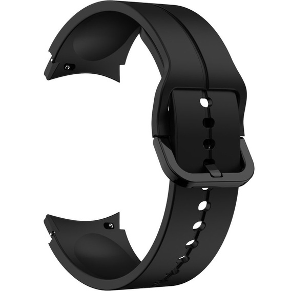 Силиконовый ремешок для Samsung Galaxy Watch 4/5 40/42/44/46/45mm Pro, Black