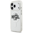 Чохол Karl Lagerfeld IML Glitter Karl and Choupette MagSafe для iPhone 17 Pro