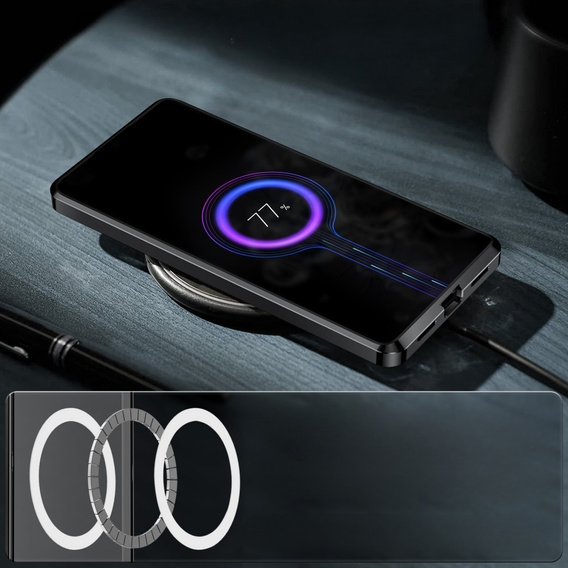 Захисний чохол для камери Samsung Galaxy S23, CamShield MagSafe, прозорий / чорний