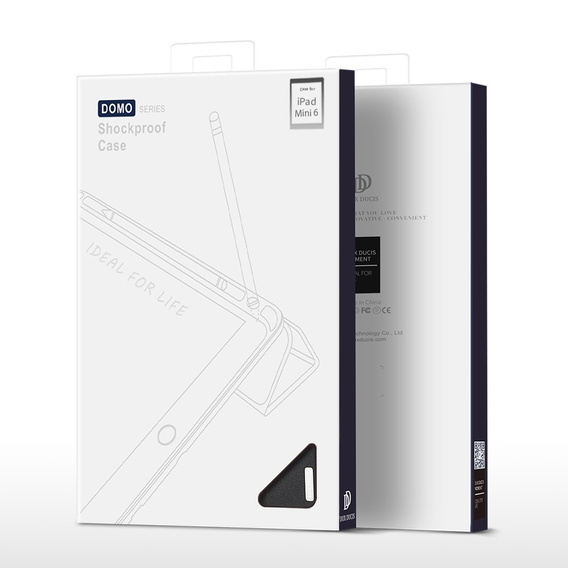 Чохол для iPad mini 8.3" 2021 (6 gen.), Dux Ducis Domo, чорний