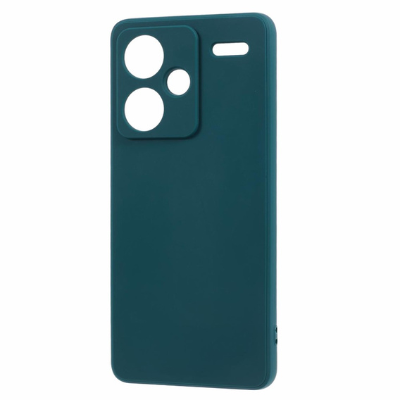 Чехол до Xiaomi Redmi Note 13 Pro+, Silicone Lite, тёмно-зелёный