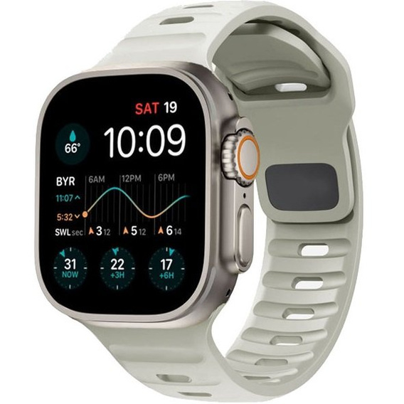 Ремінець  Hollow 22mm до Apple Watch 1/2/3/4/5/6/7/8/SE/ULTRA 42/44/45/49MM - Beige