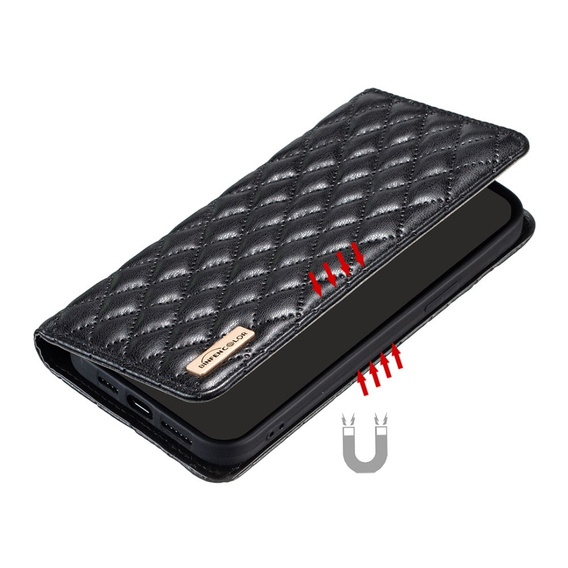 Чохол-книжка для Samsung Galaxy A35 5G, Wallet, BINFEN COLOR, чорний