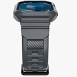 Чoхол ремінець SPIGEN до Apple Watch 4/5/6/7/SE 44/45mm, Rugged Armor Pro, Charcoal Grey