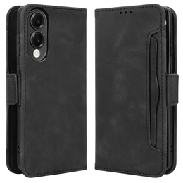 Откидной чехол для Samsung Galaxy S25 Edge, Card Slot, чёрный