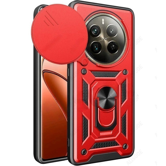 Чохол NOX Camera Slide Realme 12 Pro 5G / 12 Pro+ 5G, CamShield Slide, червоний