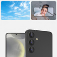 2x загартоване скло ERBORD OPTIK Pro для камери Samsung Galaxy S24, чорний