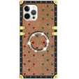 Чехол Suitcase до iPhone 12/12 Pro, Hearts Ring, Glitter Gold