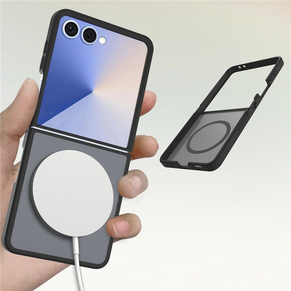 Чохол з MagSafe - гібридний матовий чохол для Samsung Galaxy Z Flip7
