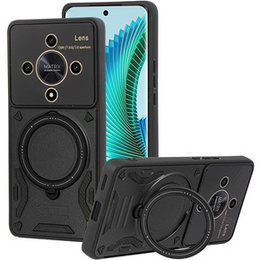 Броньований чохол для Honor Magic 6 Lite 5G, Magnetic Ring, чорний