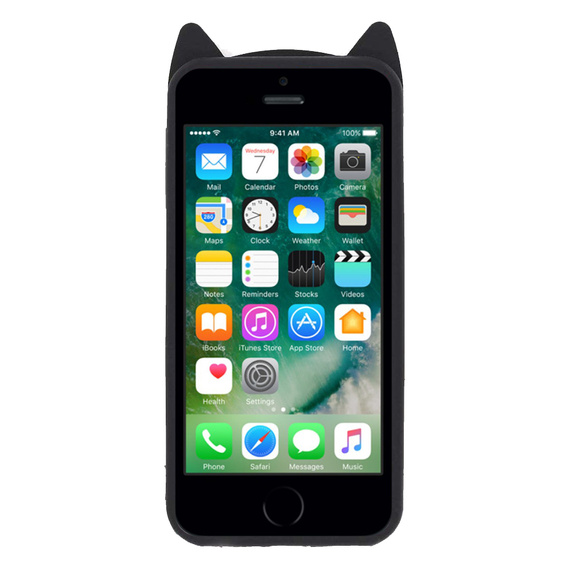 Кейс 3D KOT для iPhone 5/5s, Black