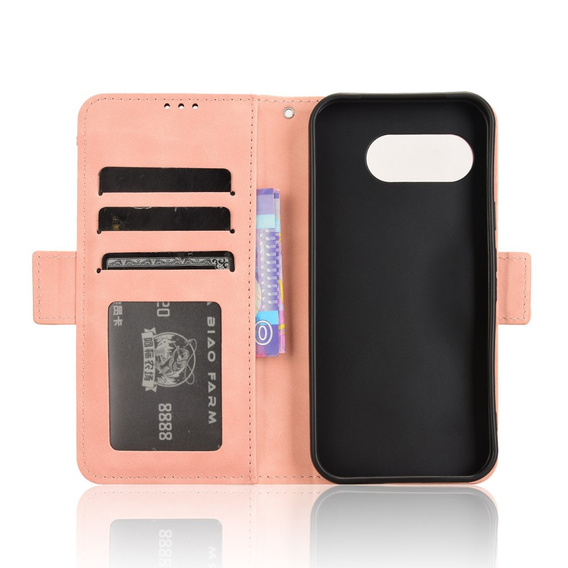 Откидной чехол для T Phone 3 5G, Card Slot, розовый