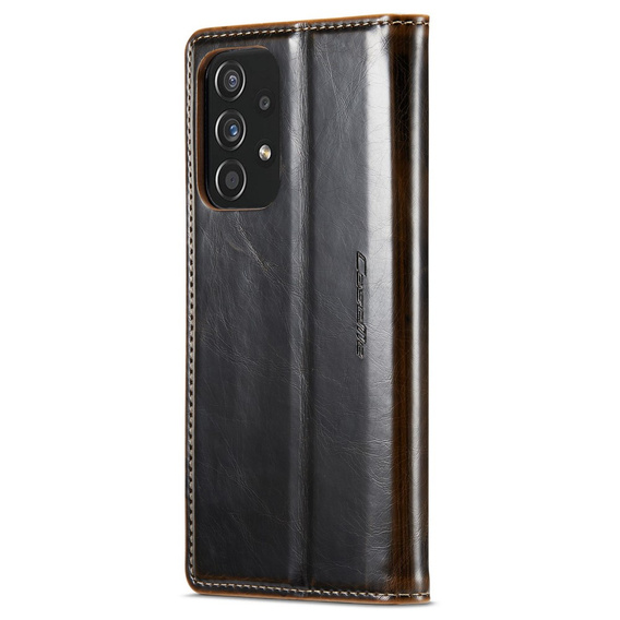 Флип-кейс CASEME для Samsung Galaxy A52/A52s, Waxy Textured, кофе