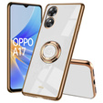 Чехол до Oppo A17, Electro Ring, белый