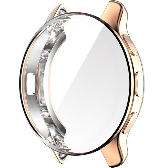 Чехол 2в1 с защитой экрана для часов Garmin Venu 2 Plus, Rose gold
