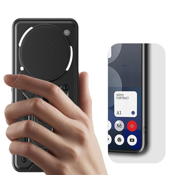 Чехол NOX Camera Slide Nothing Phone 3A Pro, CamShield Slide, чёрный