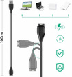 Зарядное устройство Garmin Venu 2/2S/Fenix 7S/7X - 100cm - black