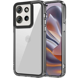 Чoхол до Motorola Edge 50 Neo / Motorola ThinkPhone 25, Fusion Hybrid, прозорий / чорний