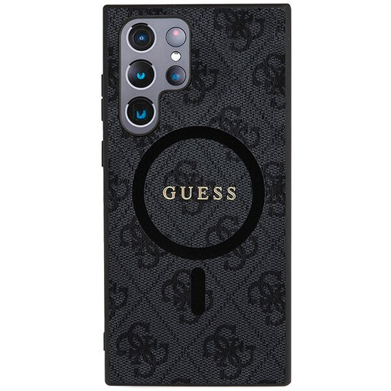 Чехол GUESS до Samsung Galaxy S24 Ultra, 4G Ring Classic Logo, серый