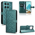 Чохол-фліп для Motorola Edge 60 / 60 Fusion, Wallet Rhombus, зелений