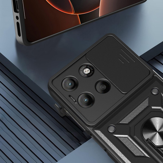 Чохол NOX Camera Slide Motorola Moto G15 / Motorola Moto G15 Power, CamShield Slide, чорний