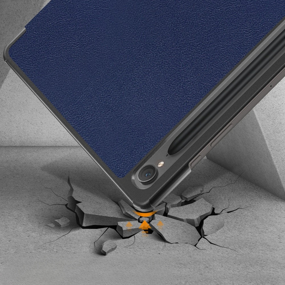Чохол для Samsung Galaxy Tab S9, Smartcase з місцем для стилуса, темно-синій
