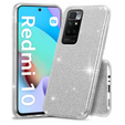 Чехол Glitter Case до Xiaomi Redmi 10, Silver