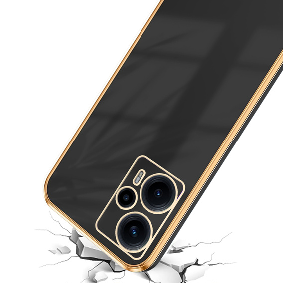 Чехол для Xiaomi Poco F5, Glamour CamShield, чёрный