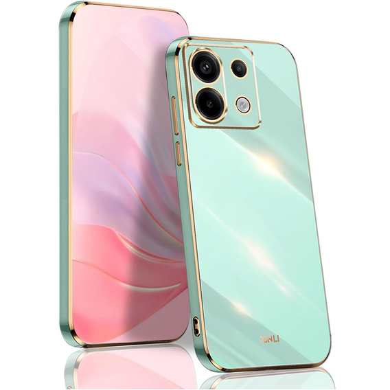 Чехол для Xiaomi Redmi Note 13 Pro 5G, Glamour CamShield, зелёный