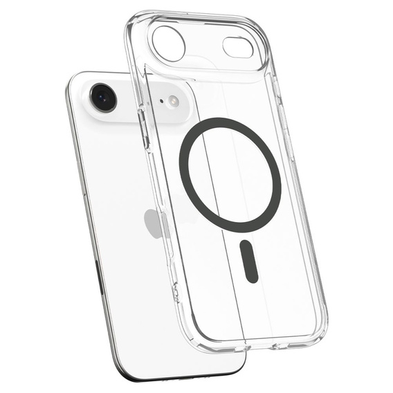 Spigen Ultra Hybrid MagSafe чохол для iPhone Air, прозорий/графітовий