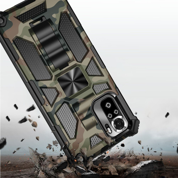 Чoхол до Xiaomi Redmi Note 10/ 10S, Armor Kickstand, зелений